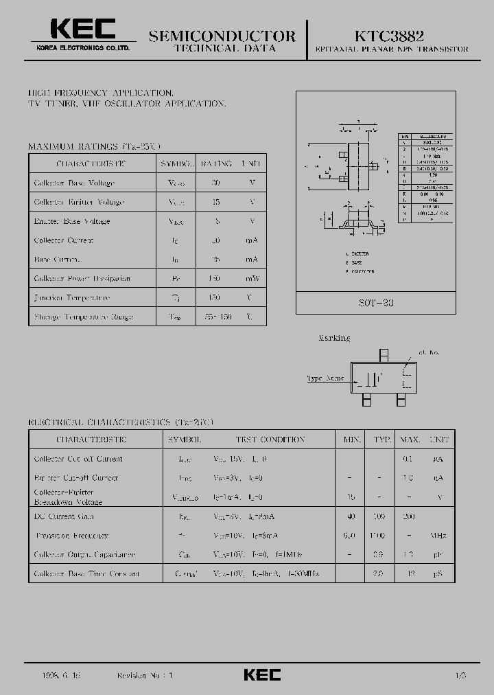 KTC3882_1261715.PDF Datasheet