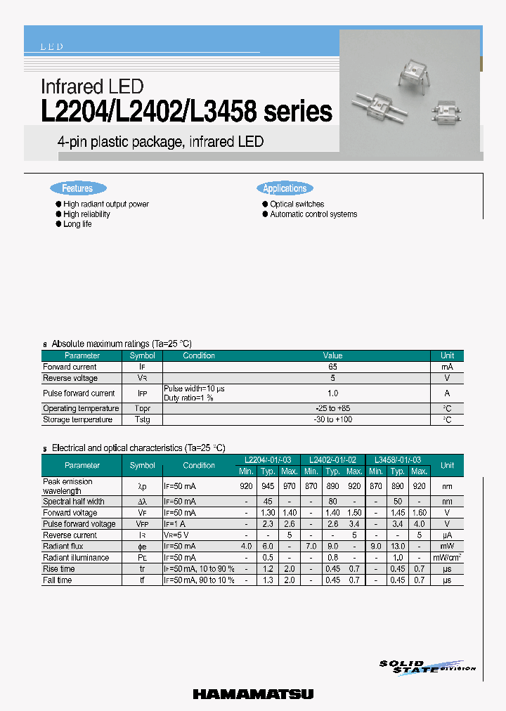 L3458-03_1262147.PDF Datasheet Download --- IC-ON-LINE