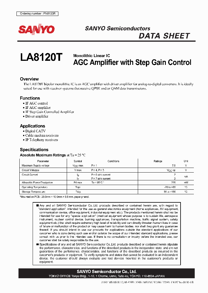 LA8120T_1162089.PDF Datasheet