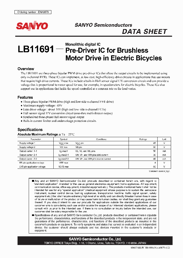 LB11691_1038343.PDF Datasheet