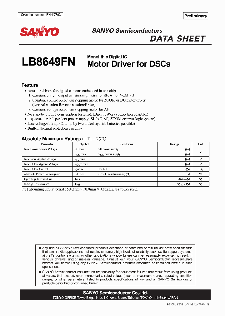 LB8649FN_1038350.PDF Datasheet