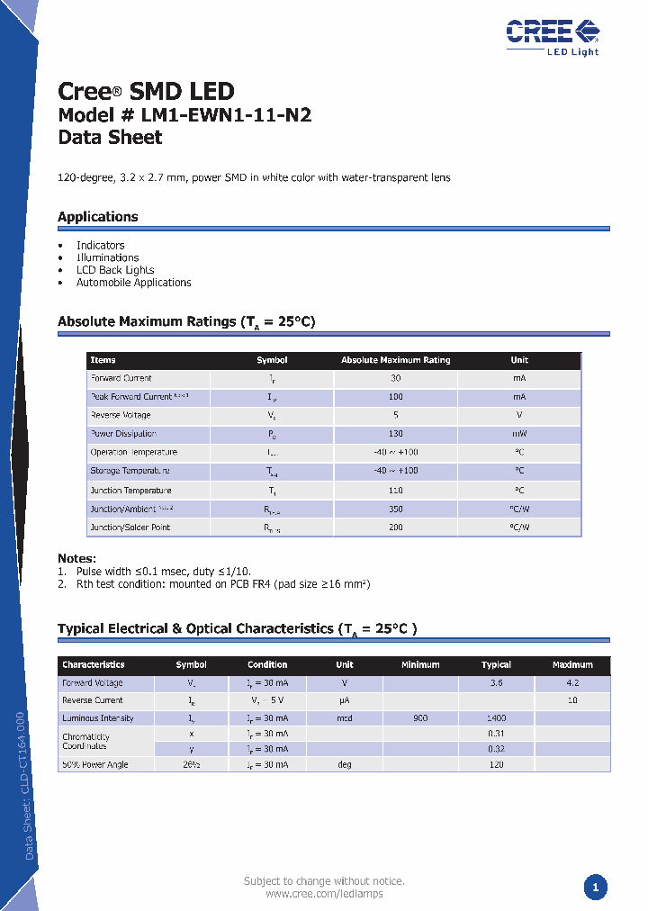 LM1-EWN1-11-N2_1264993.PDF Datasheet