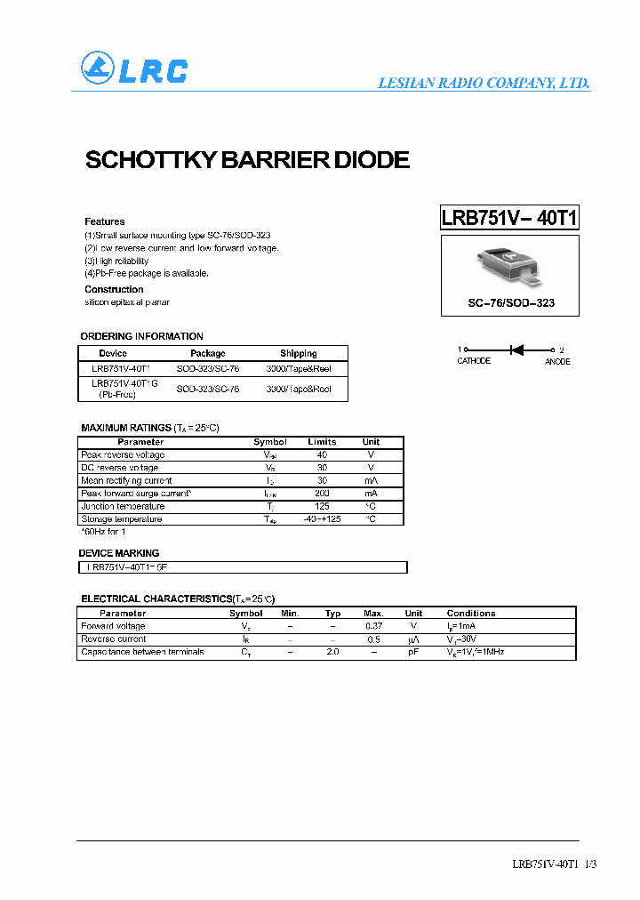 LRB751V-40T1G_1267173.PDF Datasheet