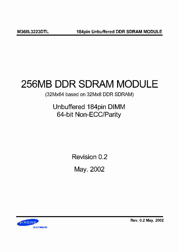 M368L3223DTL_1269376.PDF Datasheet
