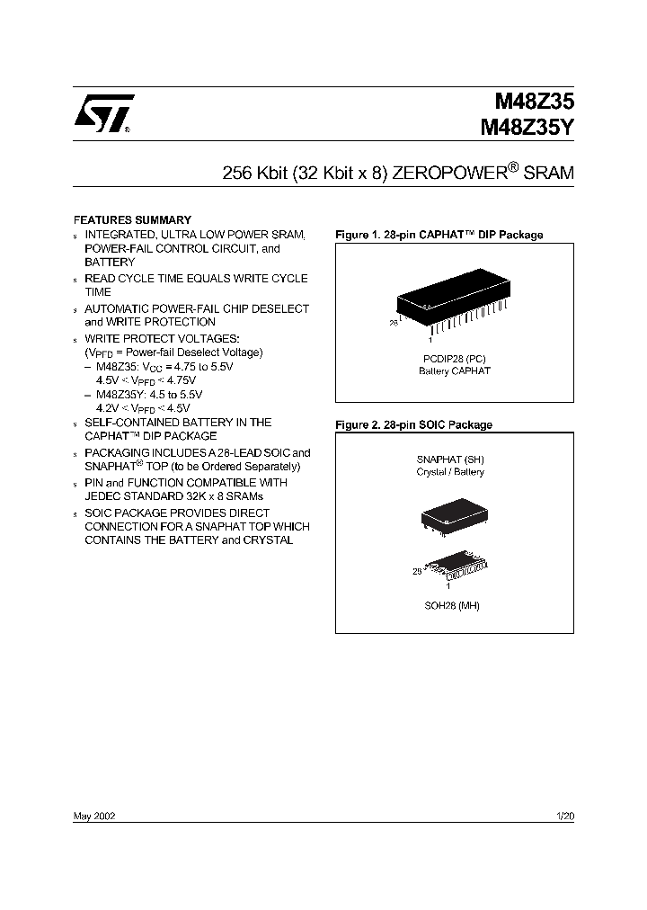 M48Z35AV-10PC1_1030582.PDF Datasheet