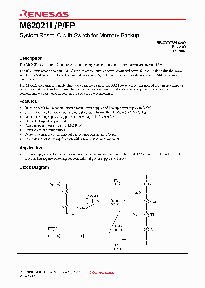 M62021P_1270275.PDF Datasheet