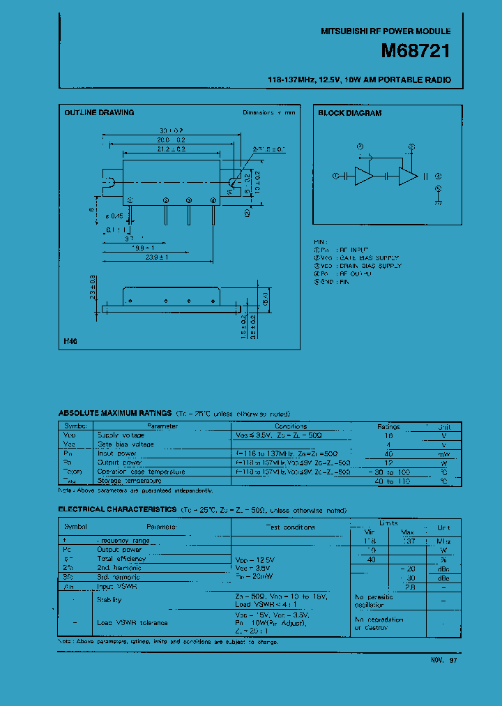 M68721_1270586.PDF Datasheet