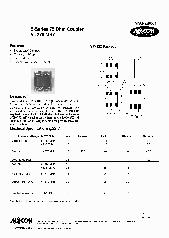 MACPES0004_1271845.PDF Datasheet