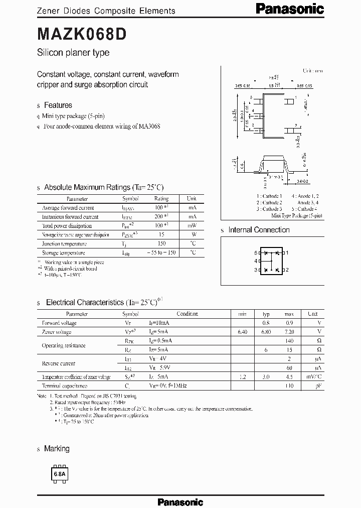 MAZK068D_1274373.PDF Datasheet