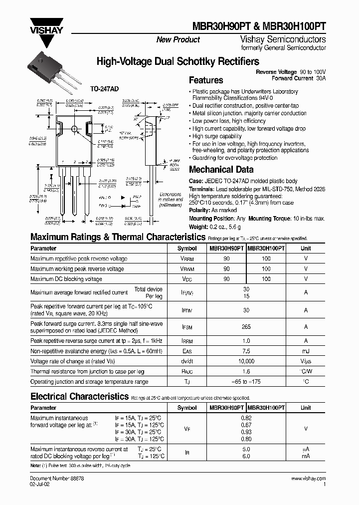 MBR30H90PT_1275040.PDF Datasheet