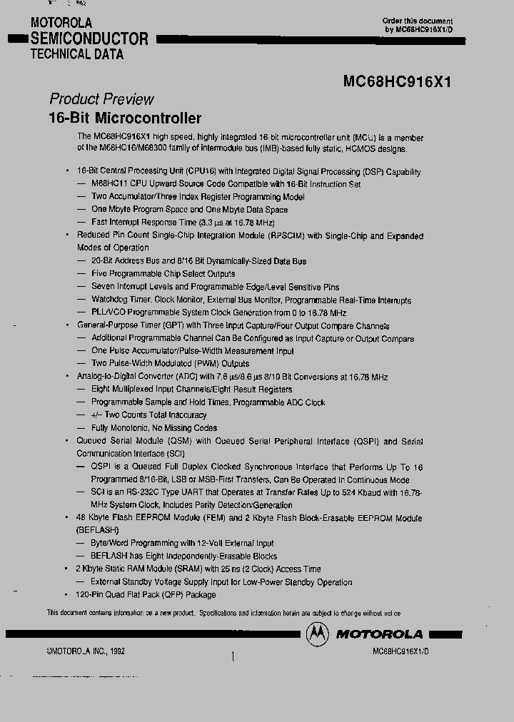 MC68HC916X1_1276799.PDF Datasheet