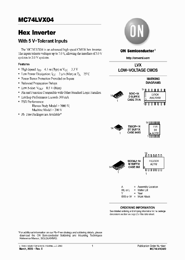 MC74LVX04DR2_749011.PDF Datasheet