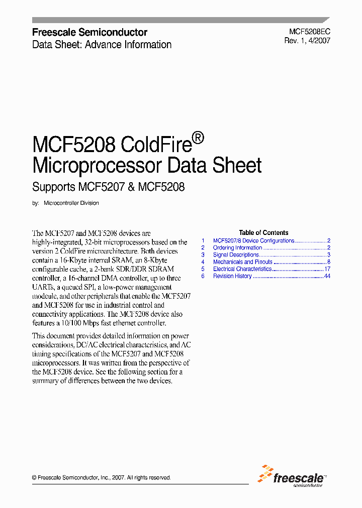 MCF520807_1277660.PDF Datasheet