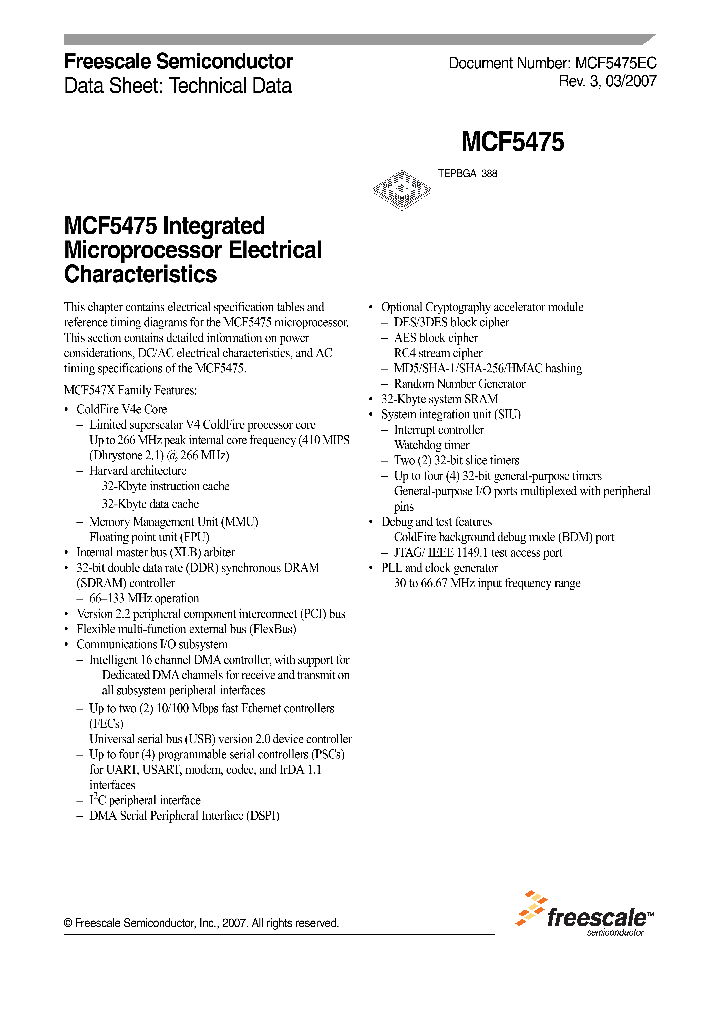 MCF5475_1277675.PDF Datasheet