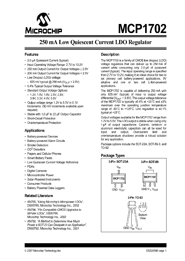 MCP1702T-5002ETO_1277922.PDF Datasheet