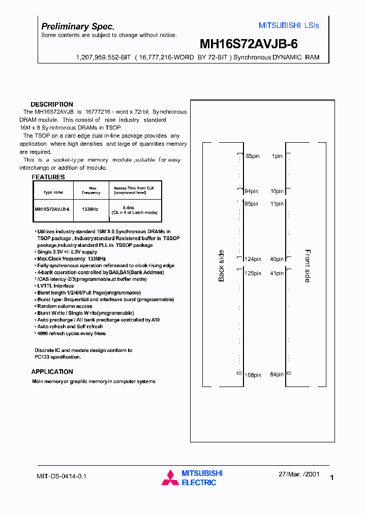 MH16S72AVJB-6_1278927.PDF Datasheet