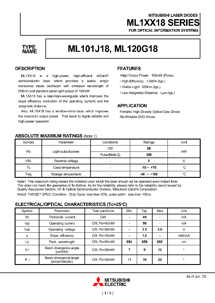 ML120G18_1280252.PDF Datasheet