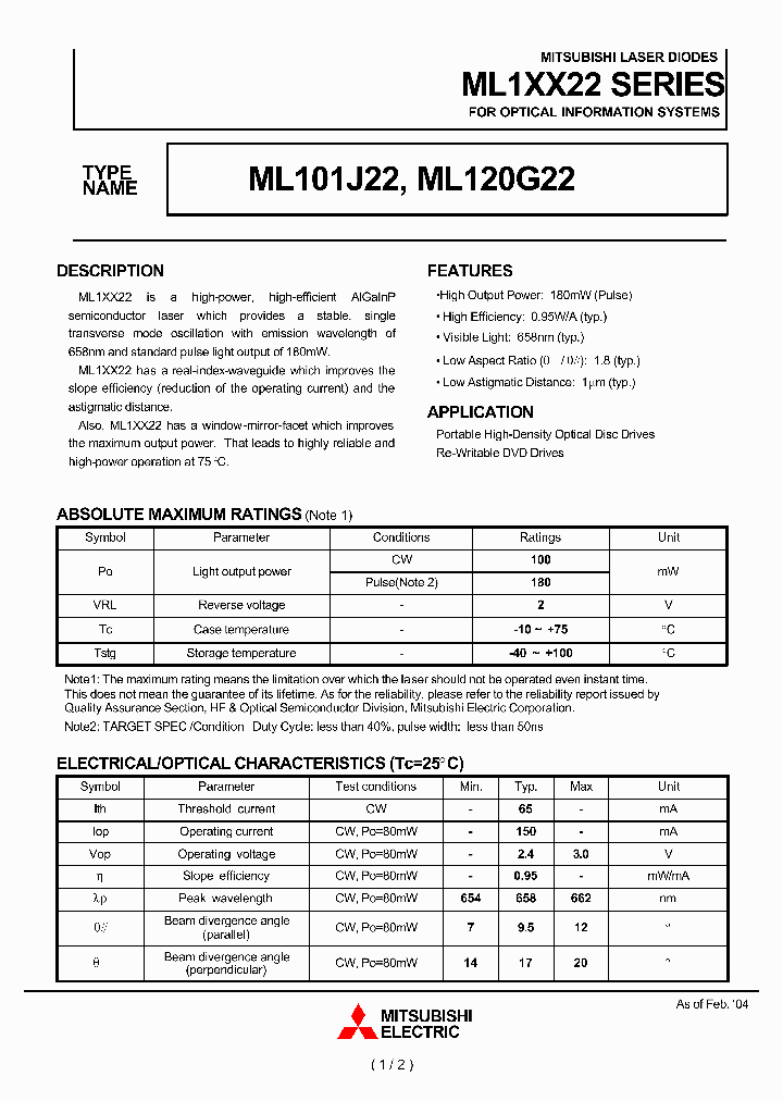 ML1XX22_1280259.PDF Datasheet