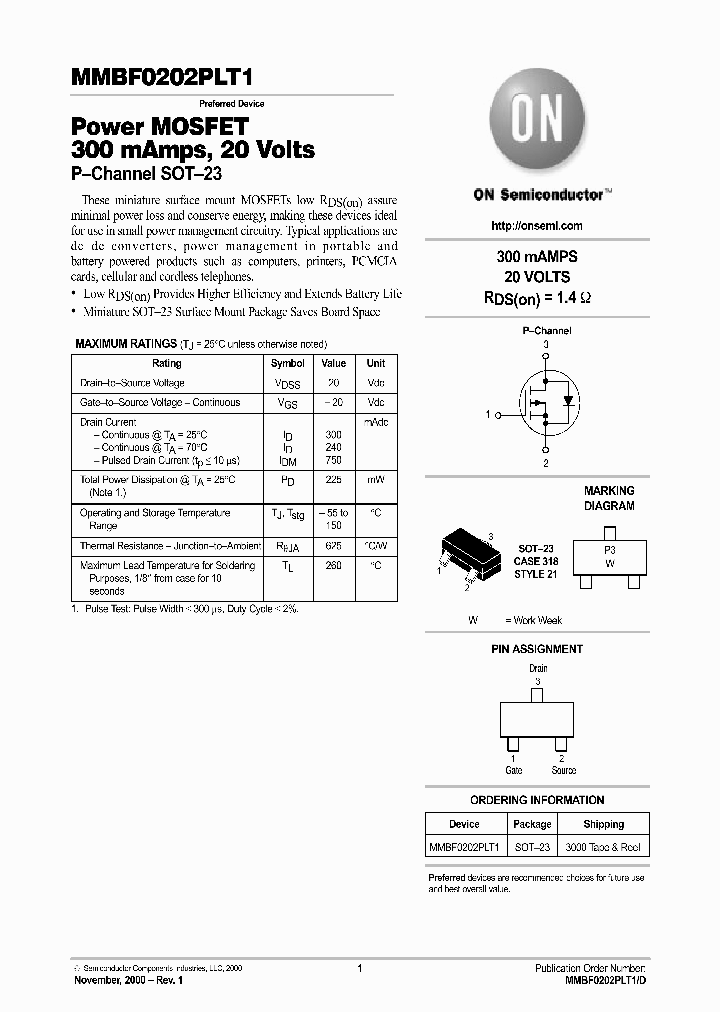 MMBF0202PLT1_1169595.PDF Datasheet