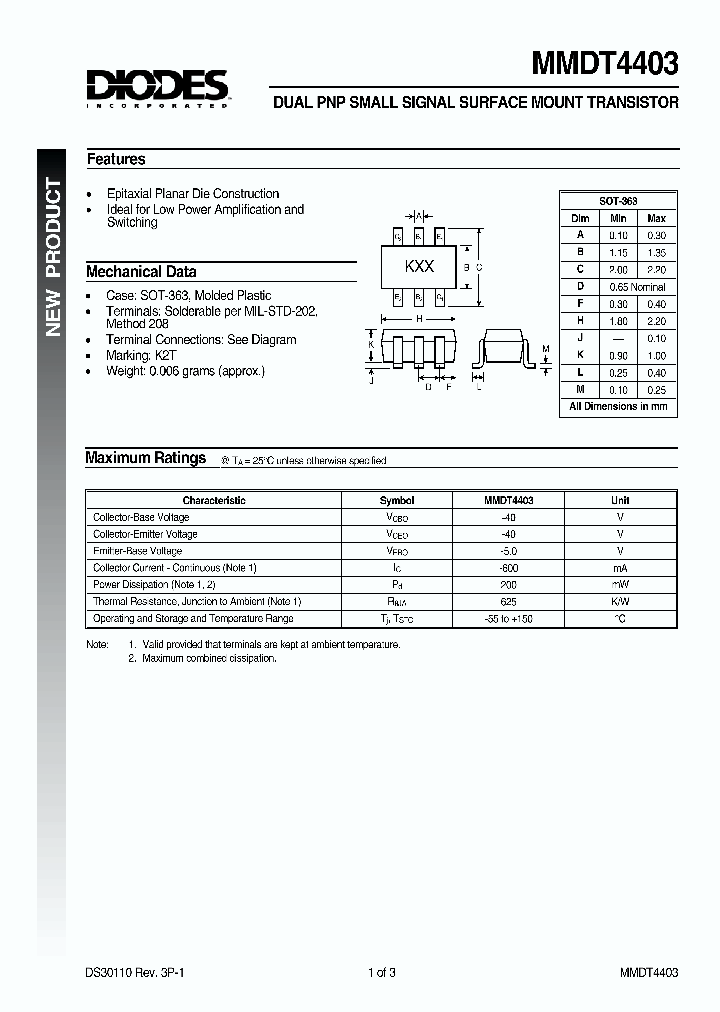 MMDT4403_1281664.PDF Datasheet