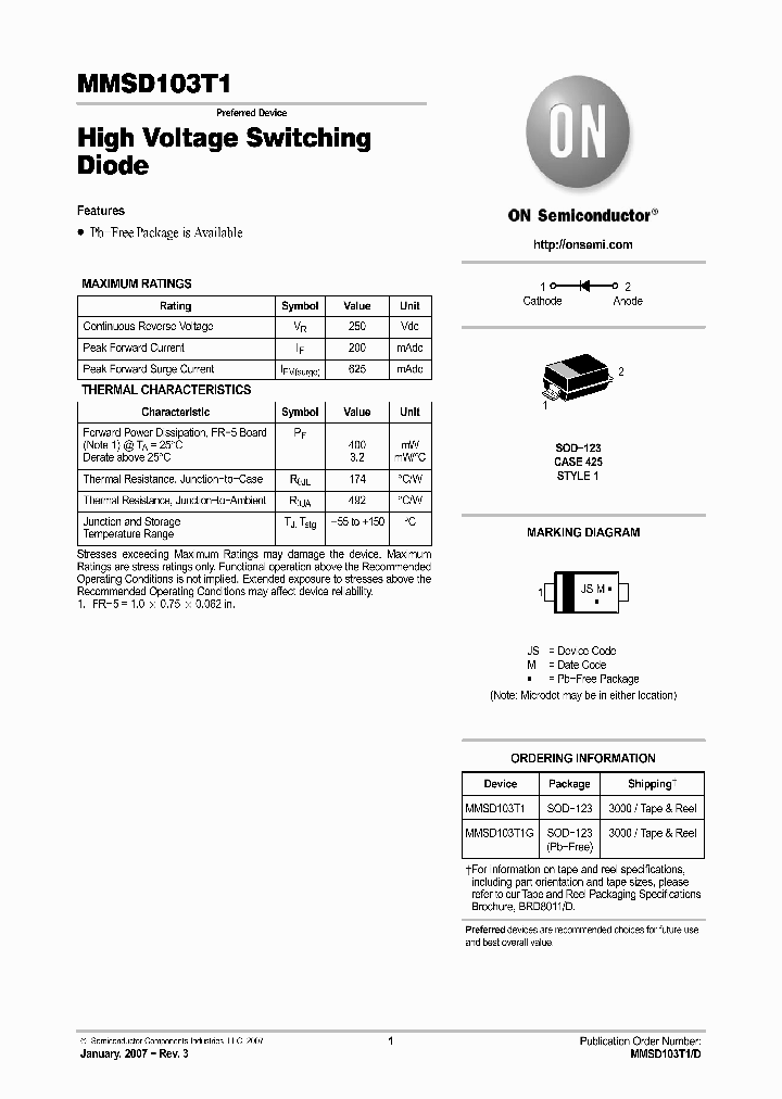 MMSD103T107_754302.PDF Datasheet