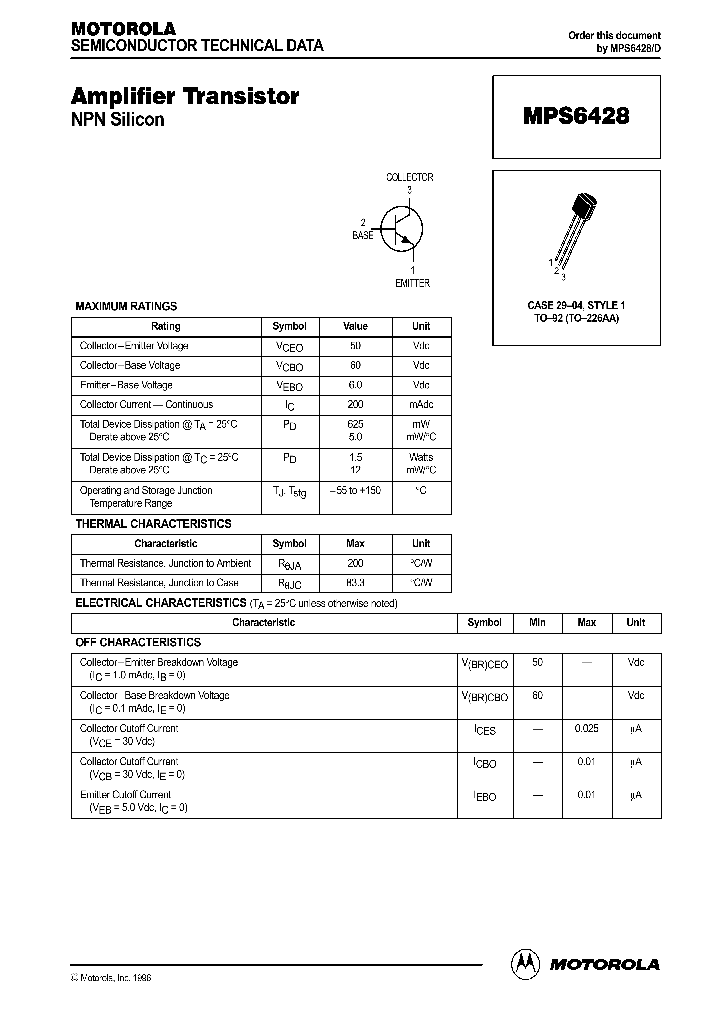 MPS6428_1282687.PDF Datasheet