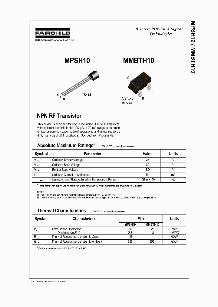 MMBTH10_1096992.PDF Datasheet