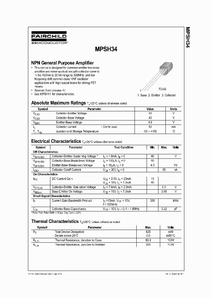 MPSH34_1282851.PDF Datasheet Download