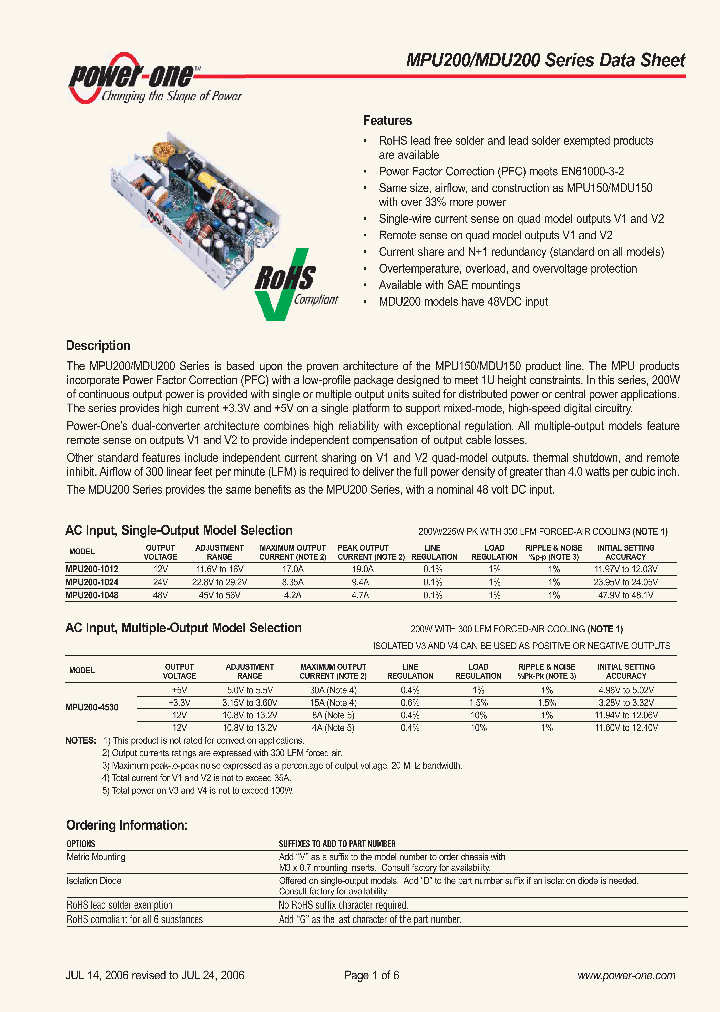 MPU200-4530_1282899.PDF Datasheet