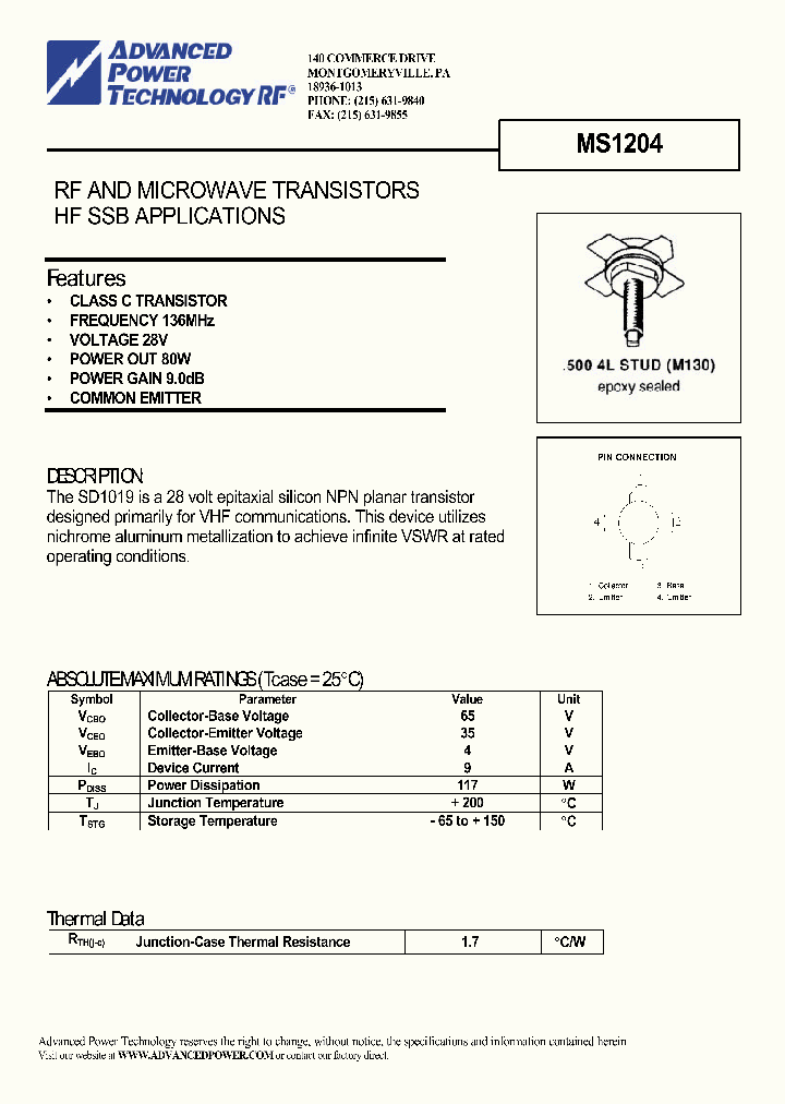 MS1204_1283762.PDF Datasheet