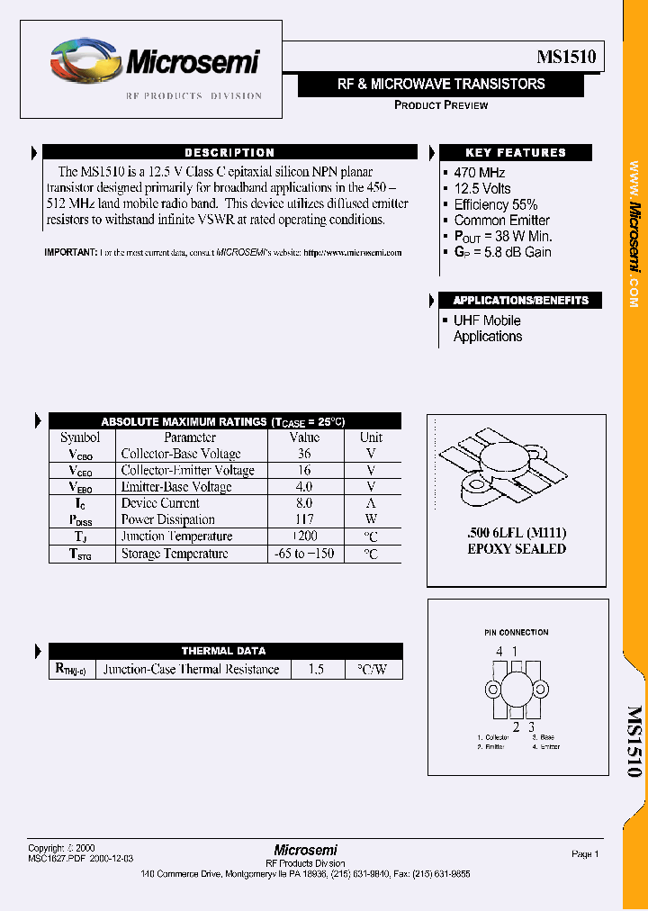 MS1510_1283797.PDF Datasheet