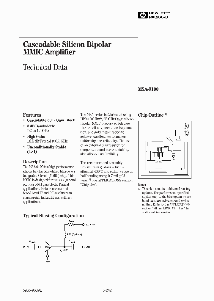 MSA-0100-GP4_1283943.PDF Datasheet