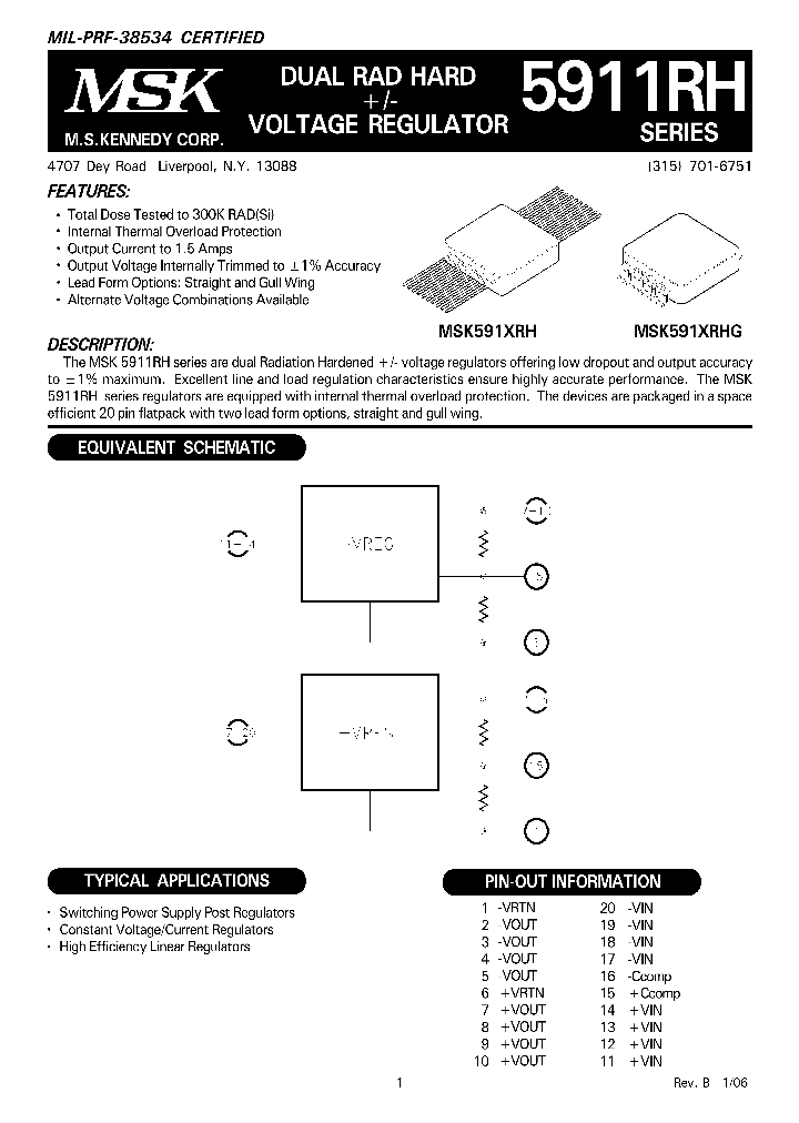 MSK591XERH_1119774.PDF Datasheet