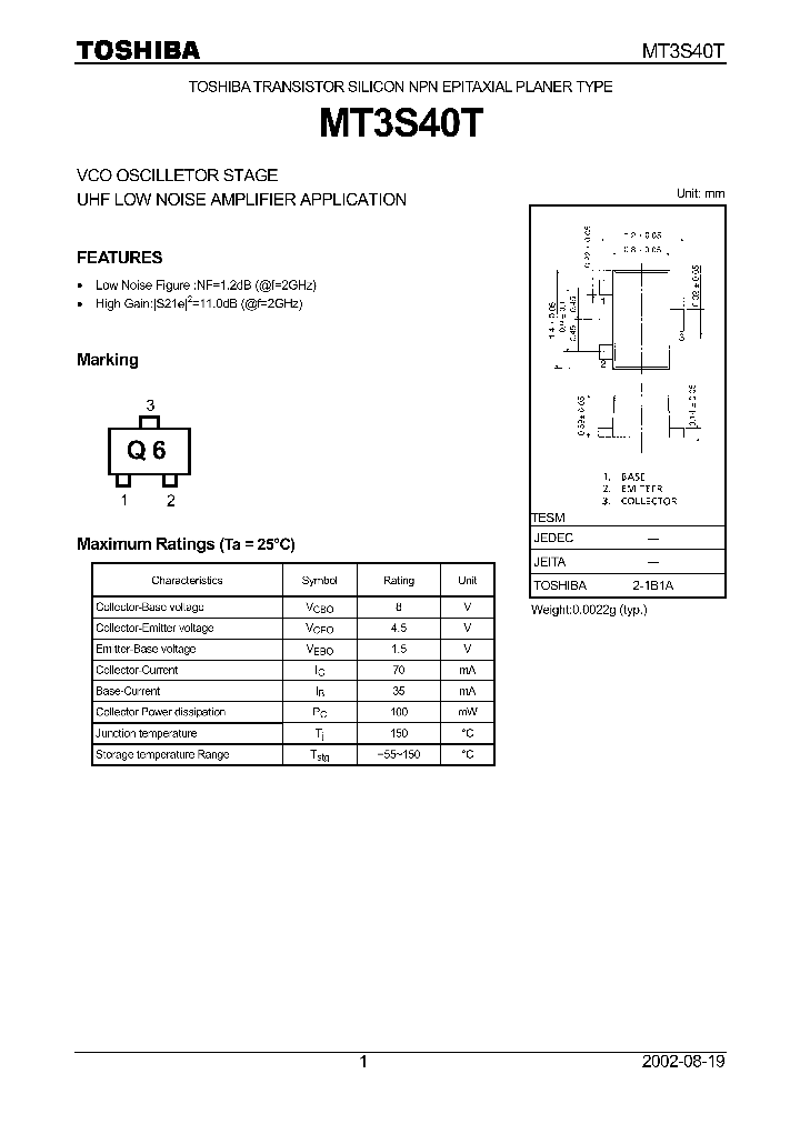 MT3S40T_1154125.PDF Datasheet