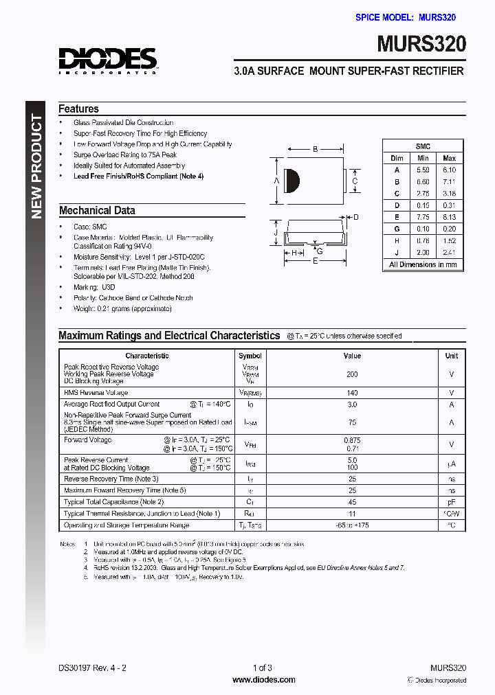 MURS3201_1286250.PDF Datasheet