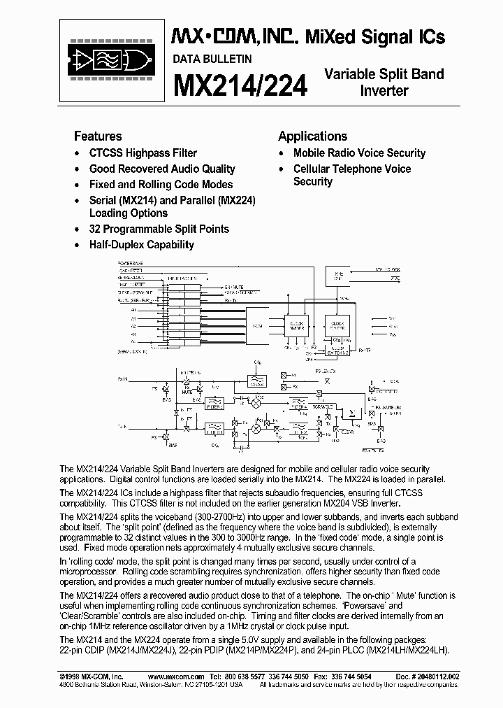 MX214_1286552.PDF Datasheet