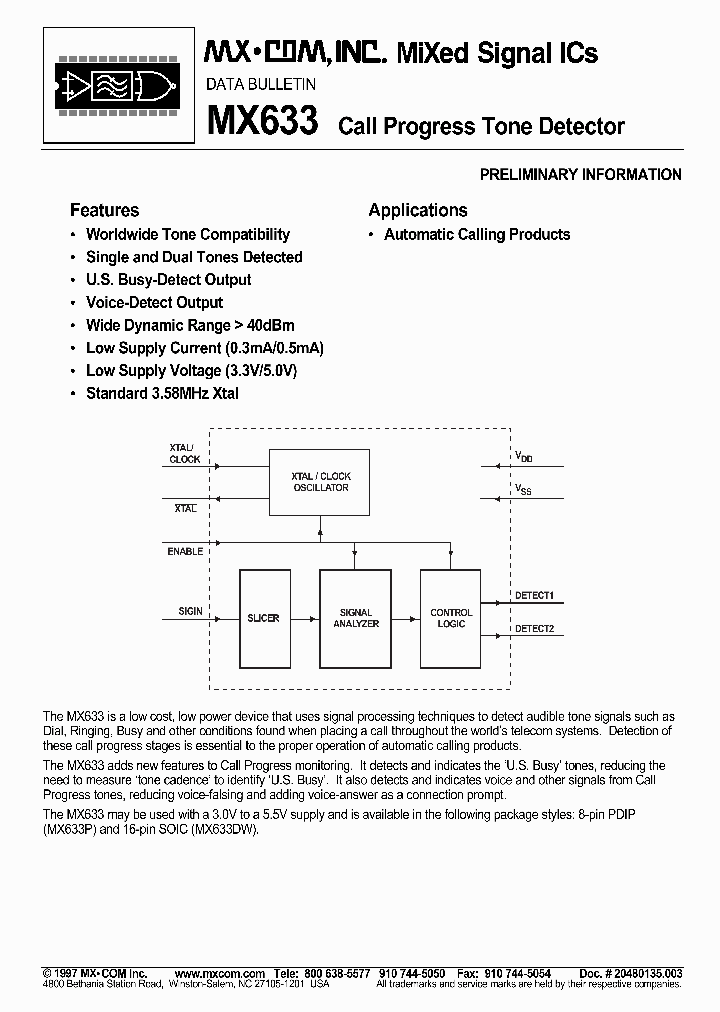 MX633P_1286748.PDF Datasheet