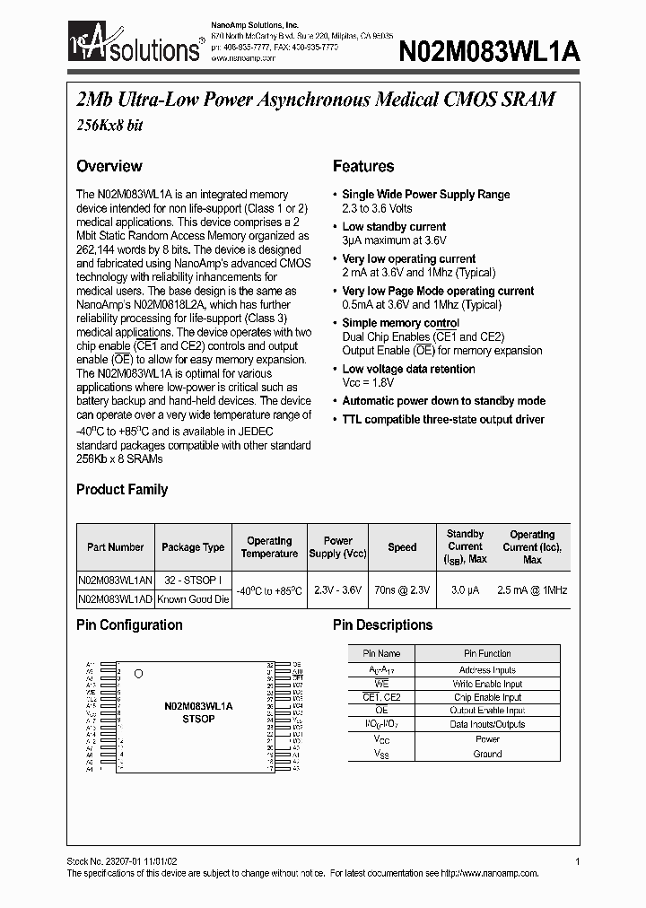 N02M083WL1AN-70I_1287038.PDF Datasheet