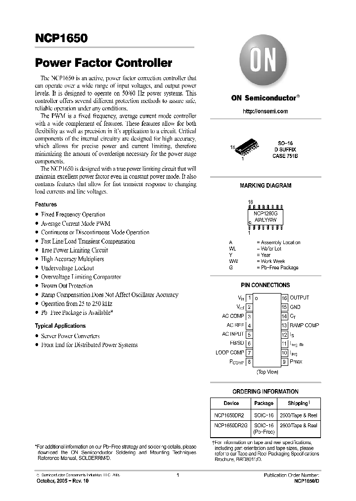 NCP165005_1142802.PDF Datasheet