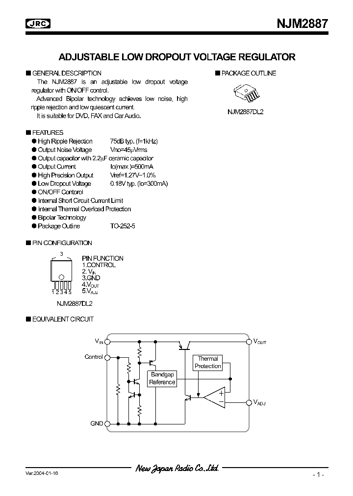 NJM2887_1288960.PDF Datasheet