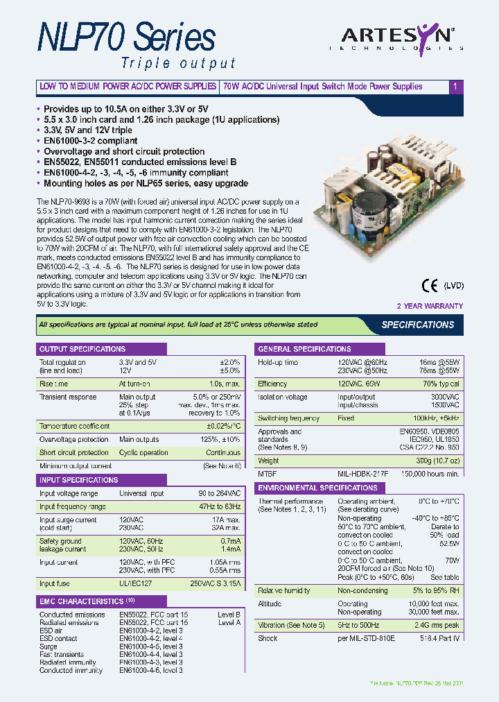 NLP70_1089137.PDF Datasheet