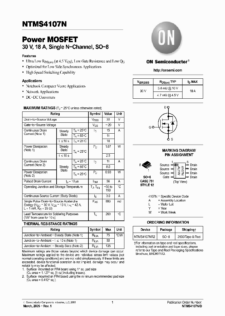 NTMS4107NR2_1291514.PDF Datasheet