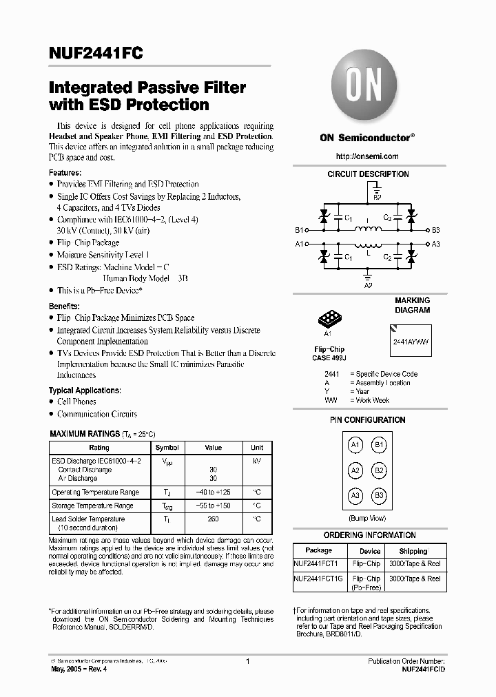 NUF2441FCT1_1108638.PDF Datasheet