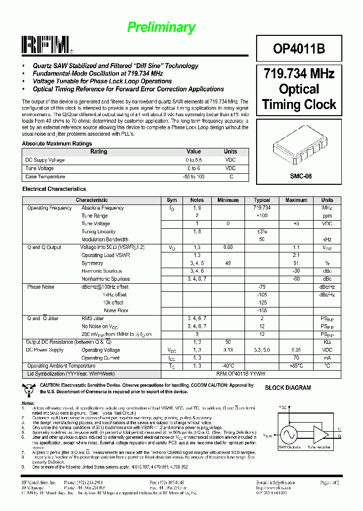 OP4011B_1292111.PDF Datasheet