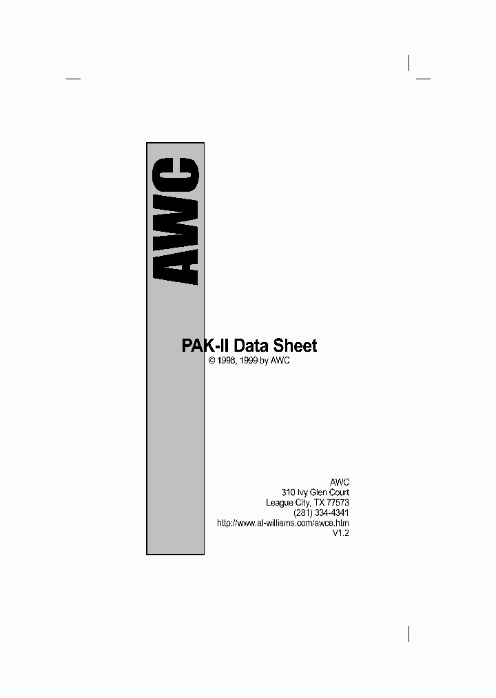 PAK-II_1293527.PDF Datasheet