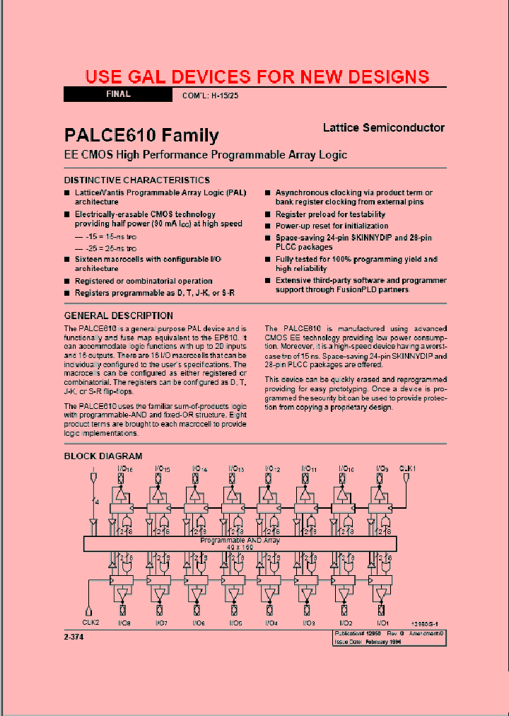 PALCE610H-25JC_1043453.PDF Datasheet