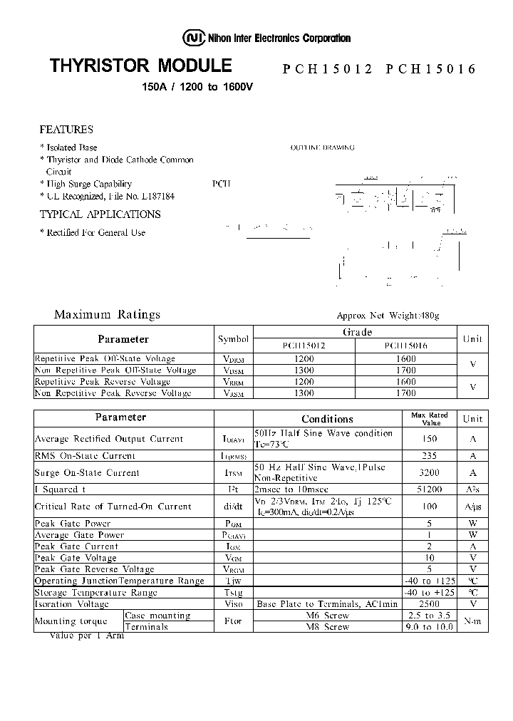 PCH15016_1294332.PDF Datasheet