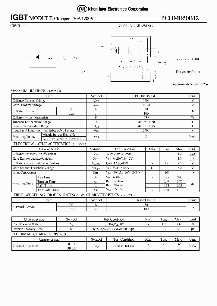 PCHMB50B12_1294362.PDF Datasheet
