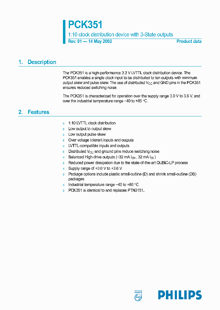 PCK351_1183979.PDF Datasheet