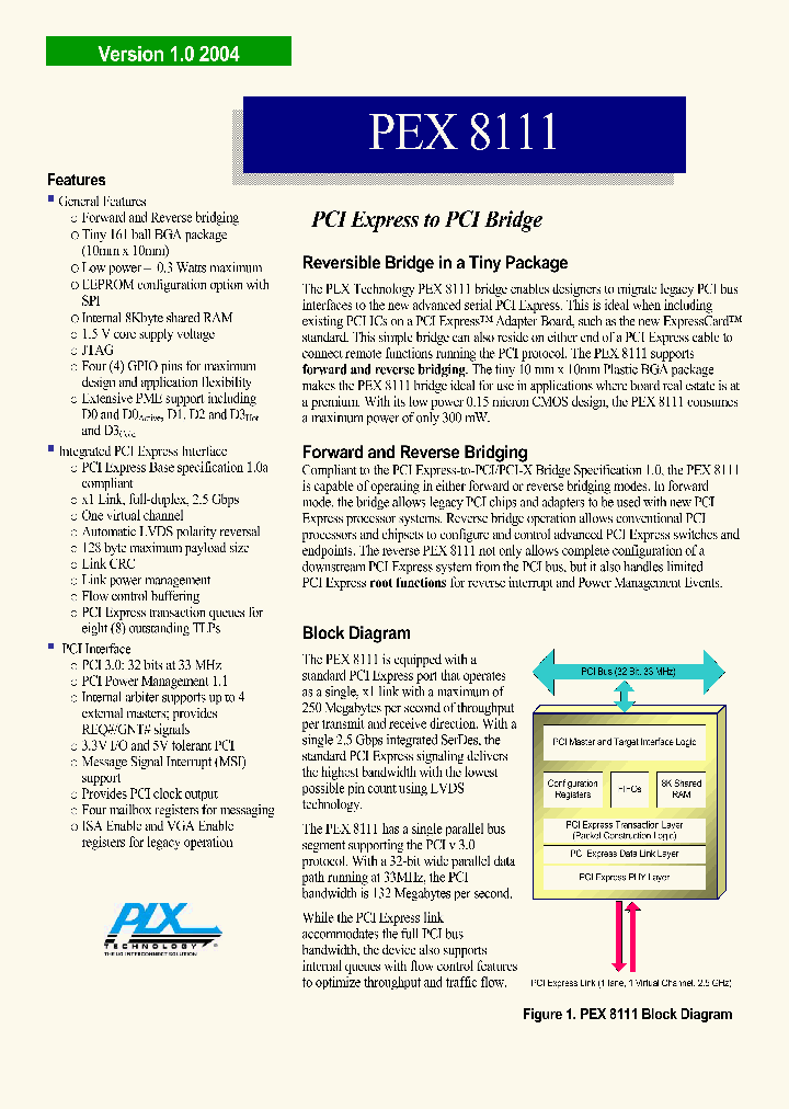 PEX8111_1088467.PDF Datasheet